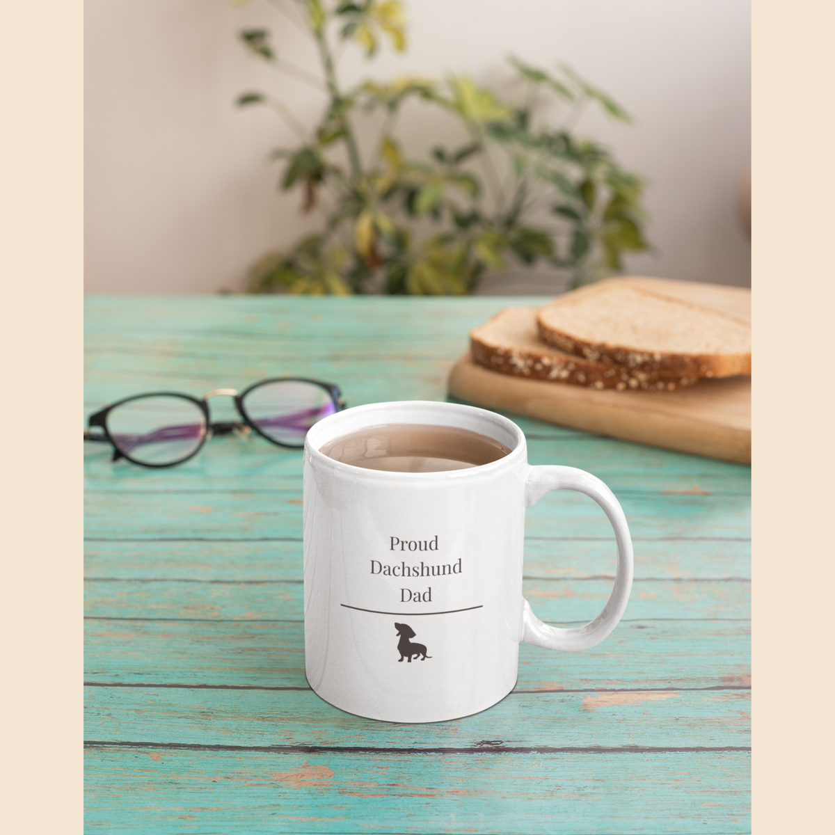 Proud Dachshund Dad Mug | Funny Dachshund Dad Gift | Wiener Dog Mug | Dachshund Lover Coffee Mug