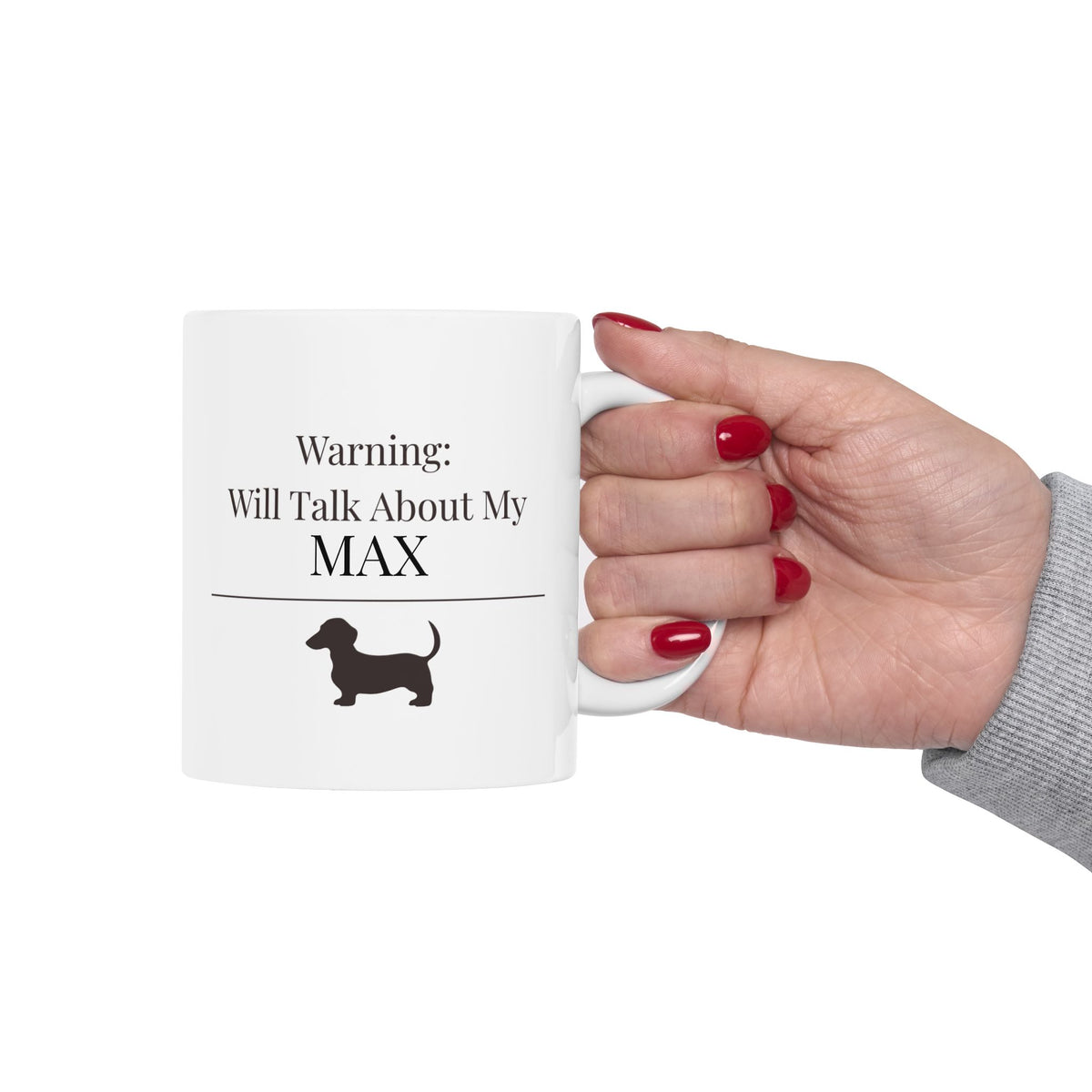 Personalized Dachshund Mug | Custom  Wiener Dog Name Gift | Warning Will  Talk About My Dog Mug | Dachshund  Lover Coffee Mug