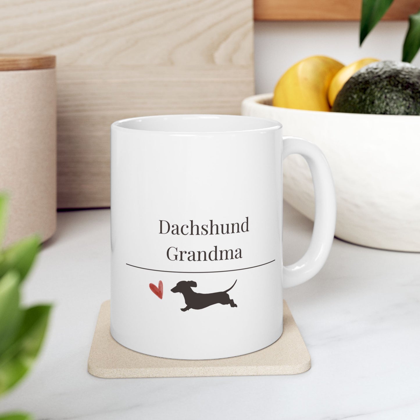 Dachshund Grandma Mug | Funny  Dachshund Grandma Gift | Wiener Dog  Mug | Dachshund Lover Coffee Mug