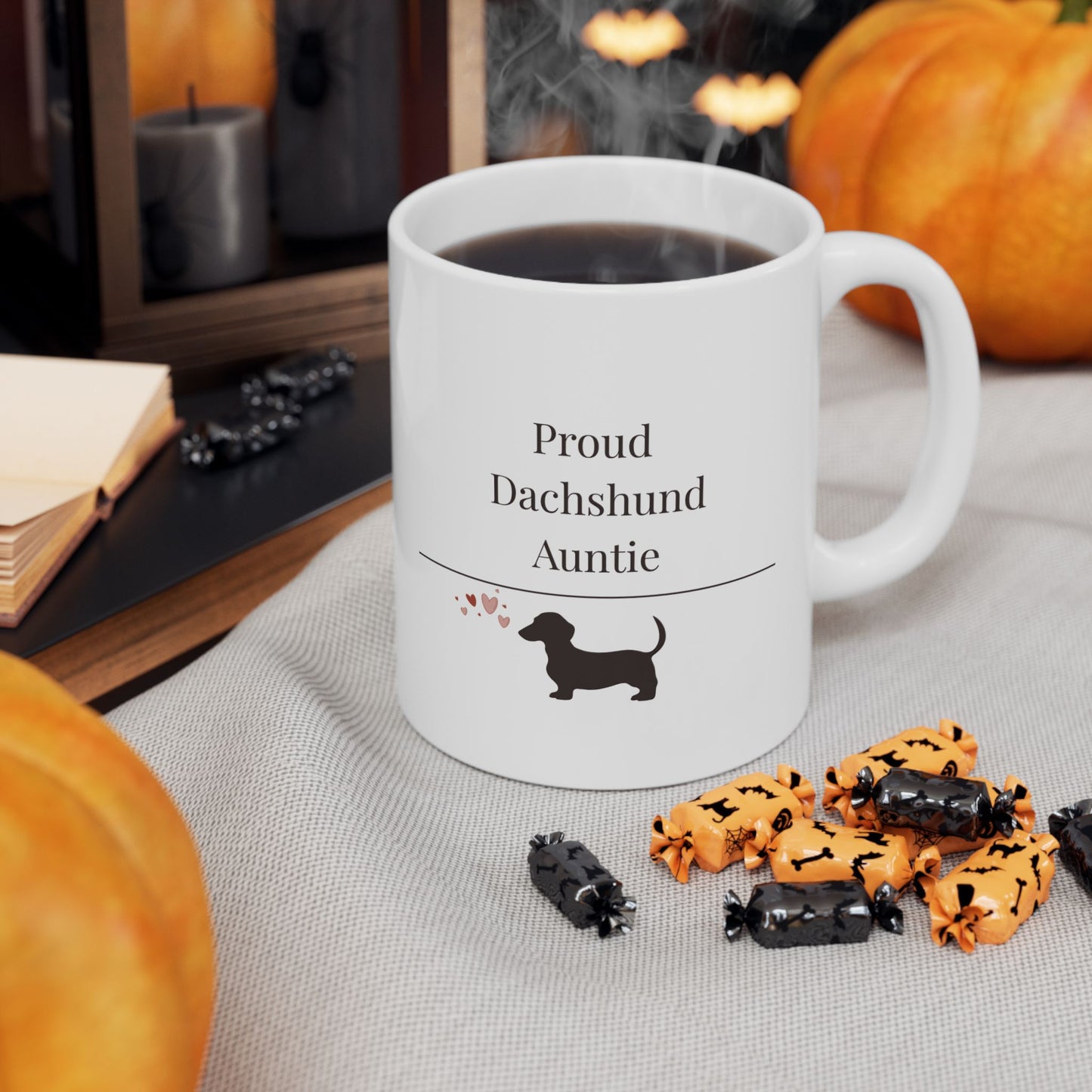 Proud Dachshund Auntie Mug | Funny  Dachshund Auntie Gift | Wiener Dog  Mug | Dachshund Lover Coffee Mug