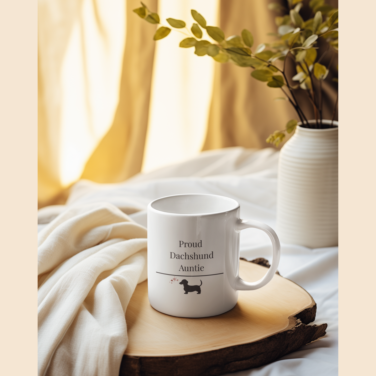Proud Dachshund Auntie Mug | Funny  Dachshund Auntie Gift | Wiener Dog  Mug | Dachshund Lover Coffee Mug