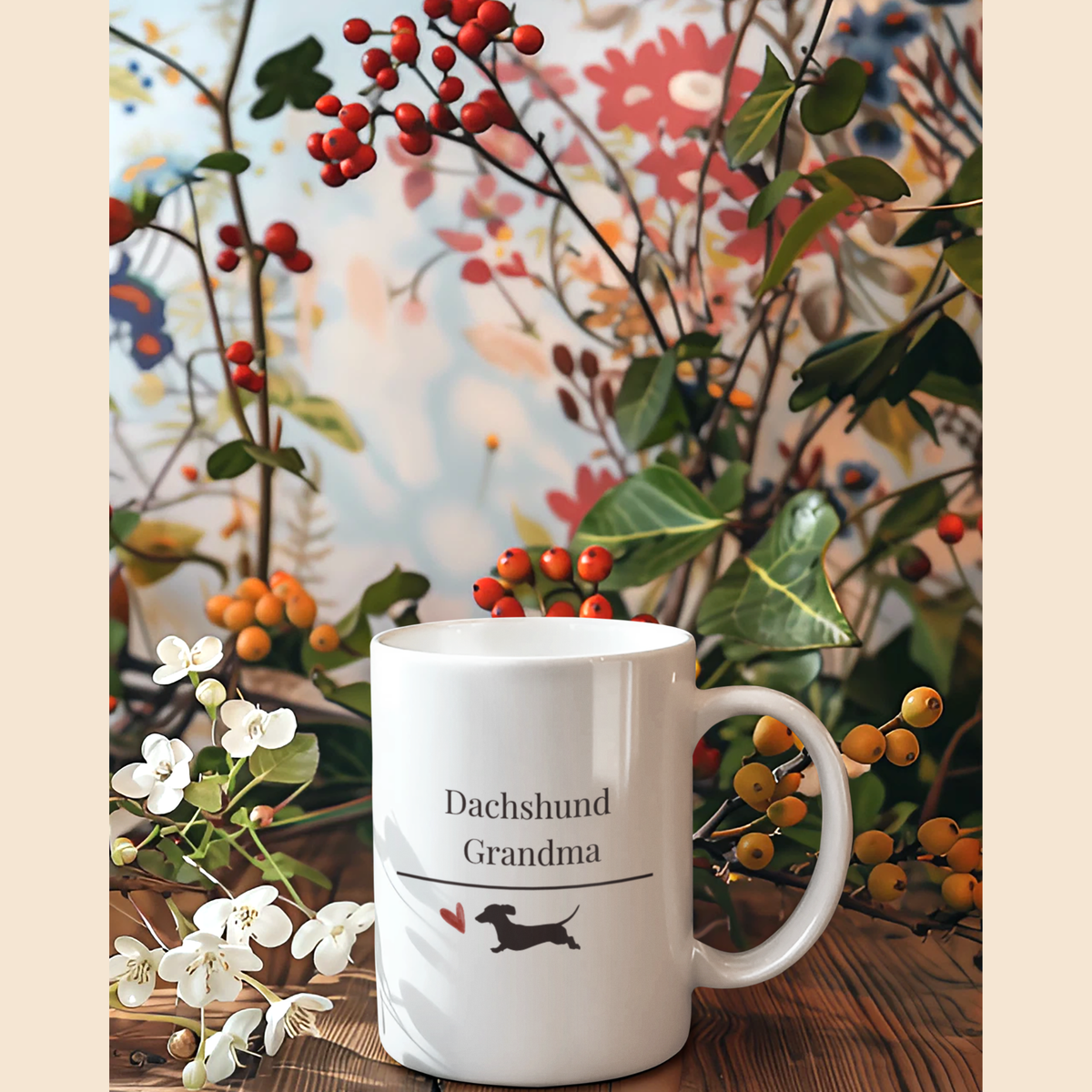 Dachshund Grandma Mug | Funny  Dachshund Grandma Gift | Wiener Dog  Mug | Dachshund Lover Coffee Mug