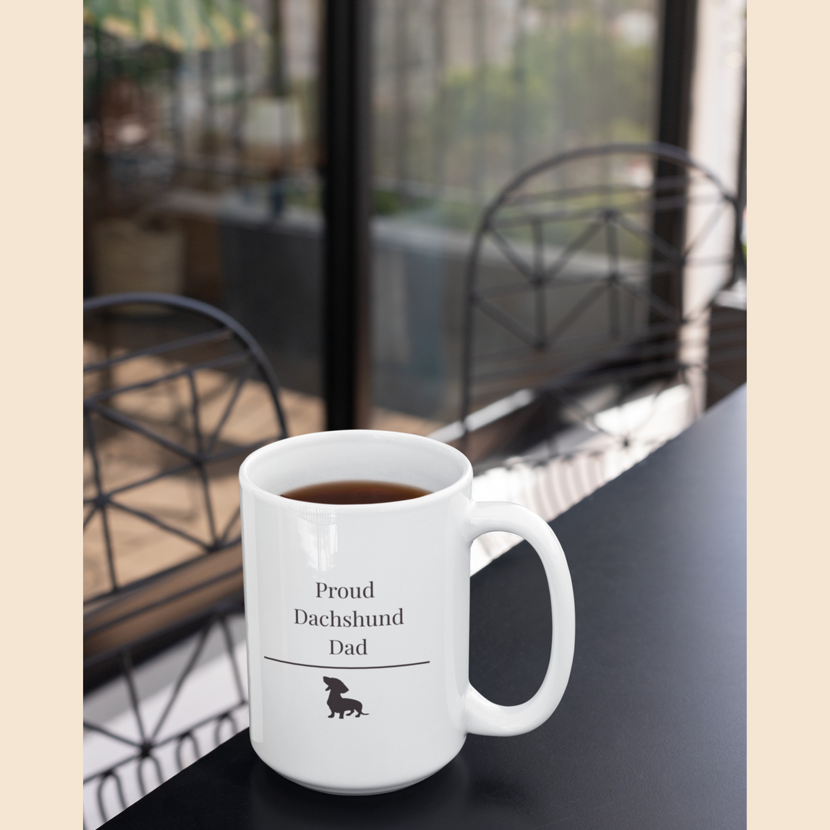 Proud Dachshund Dad Mug | Funny  Dachshund Dad Gift | Wiener Dog Mug |  Dachshund Lover Coffee Mug