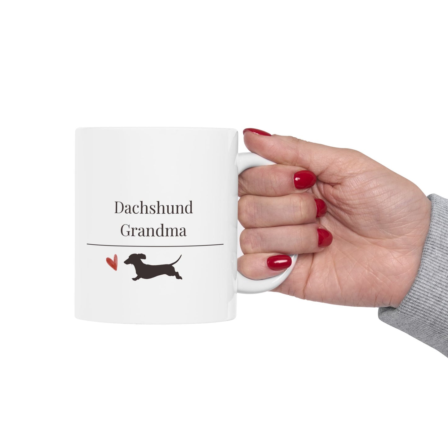 Dachshund Grandma Mug | Funny  Dachshund Grandma Gift | Wiener Dog  Mug | Dachshund Lover Coffee Mug