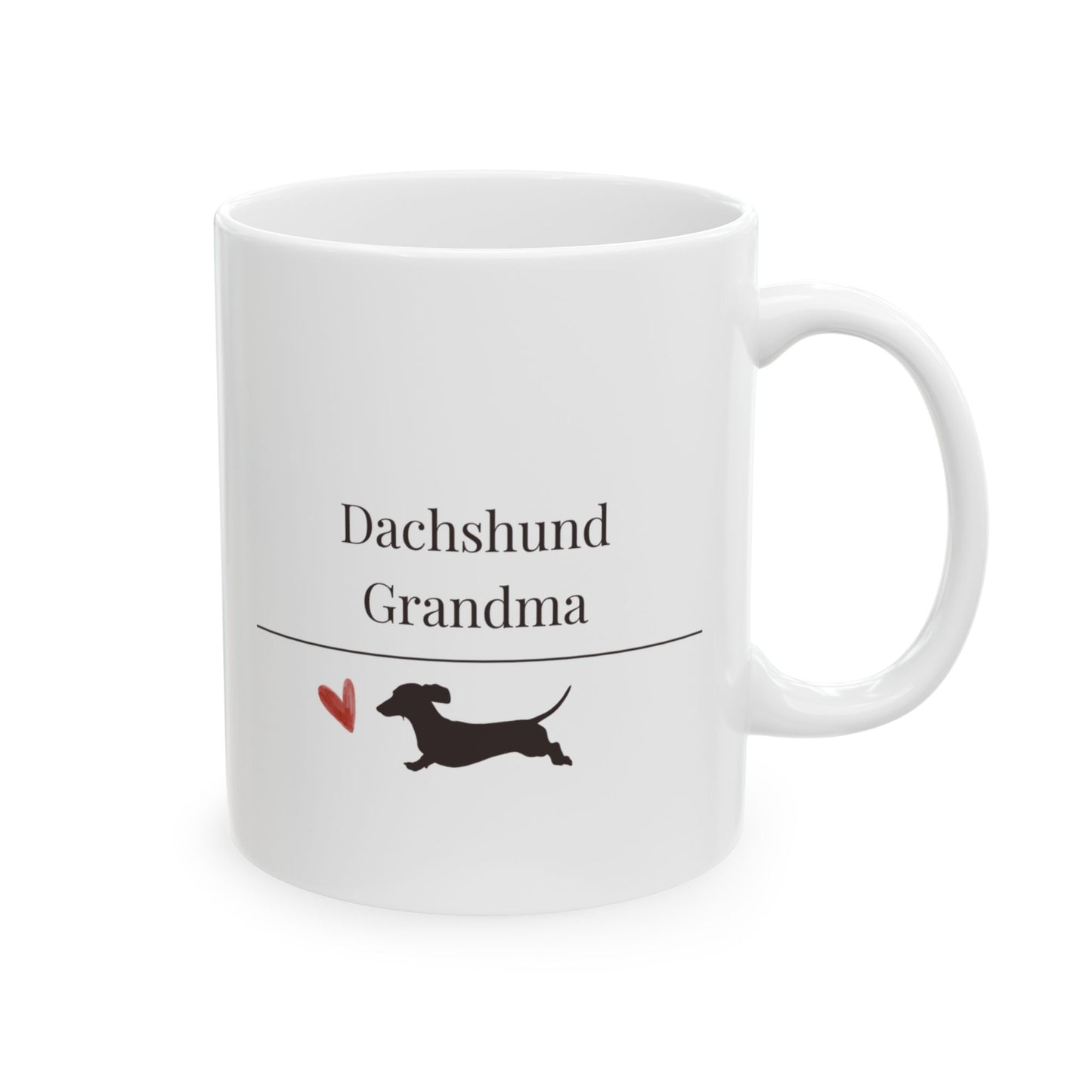 Dachshund Grandma Mug | Funny  Dachshund Grandma Gift | Wiener Dog  Mug | Dachshund Lover Coffee Mug