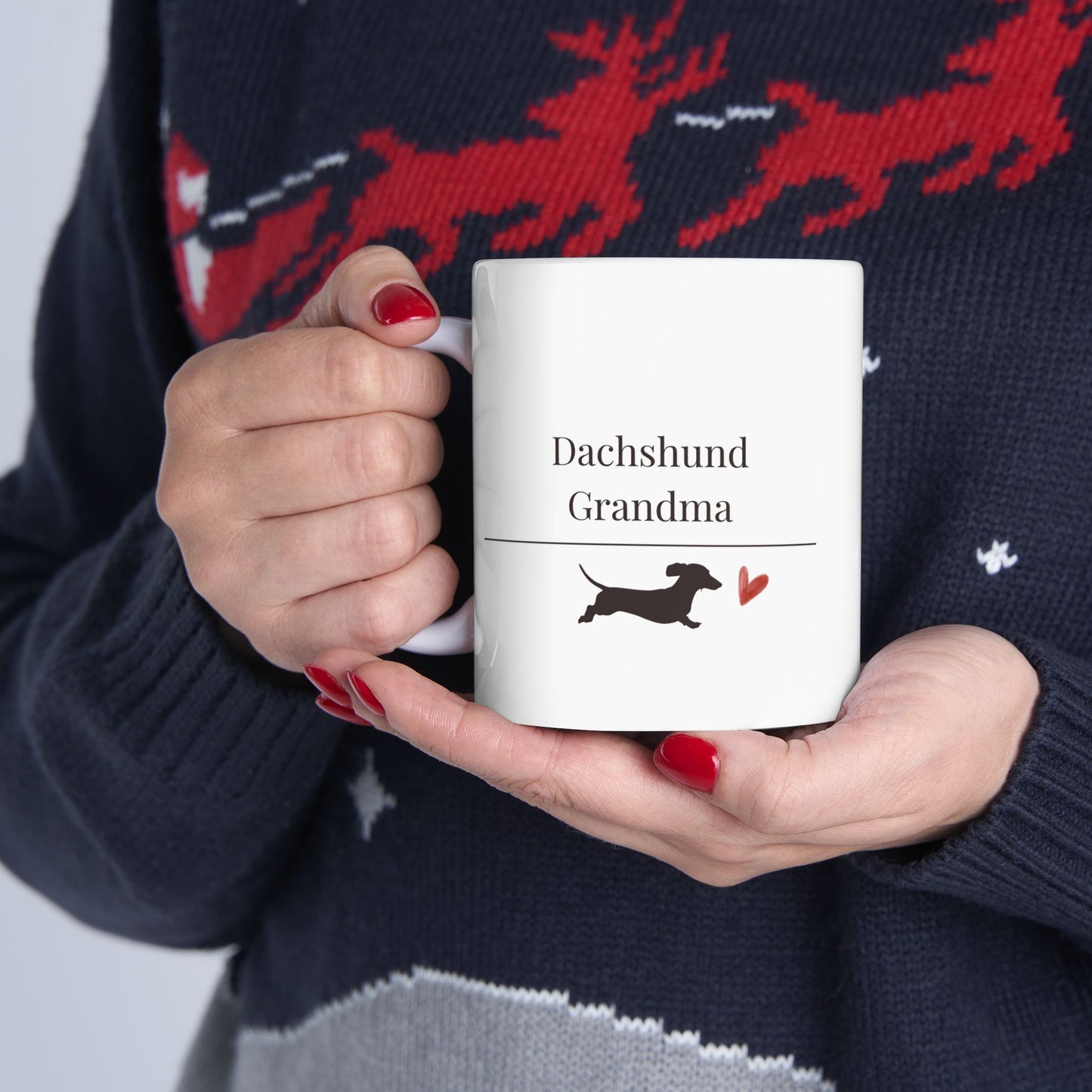 Dachshund Grandma Mug | Funny  Dachshund Grandma Gift | Wiener Dog  Mug | Dachshund Lover Coffee Mug